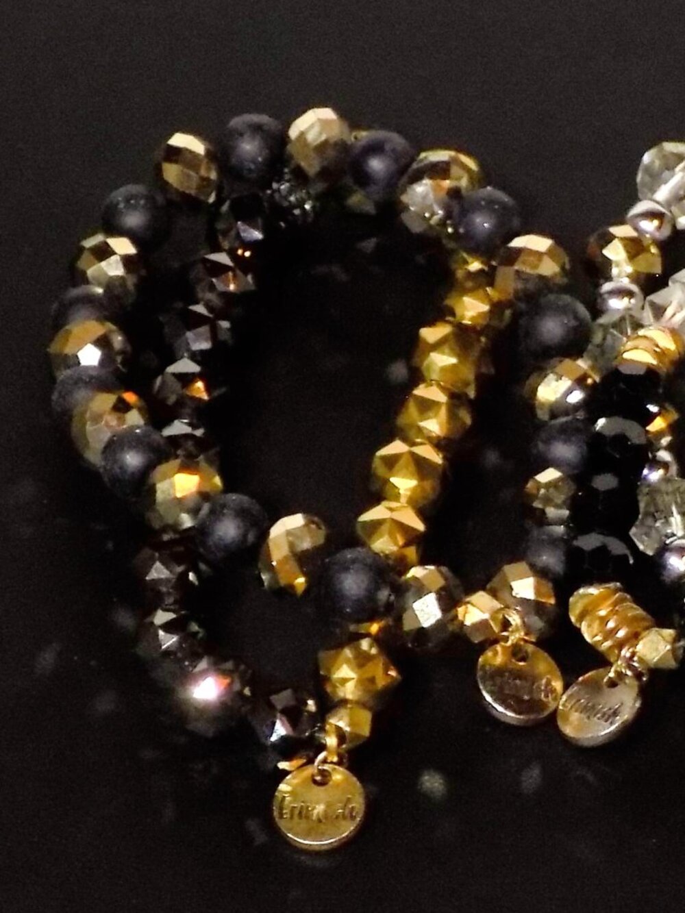 Lot of 6 Erimish Stackable Beaded Stretch Bracelets Bundle - Picture 3 of 11